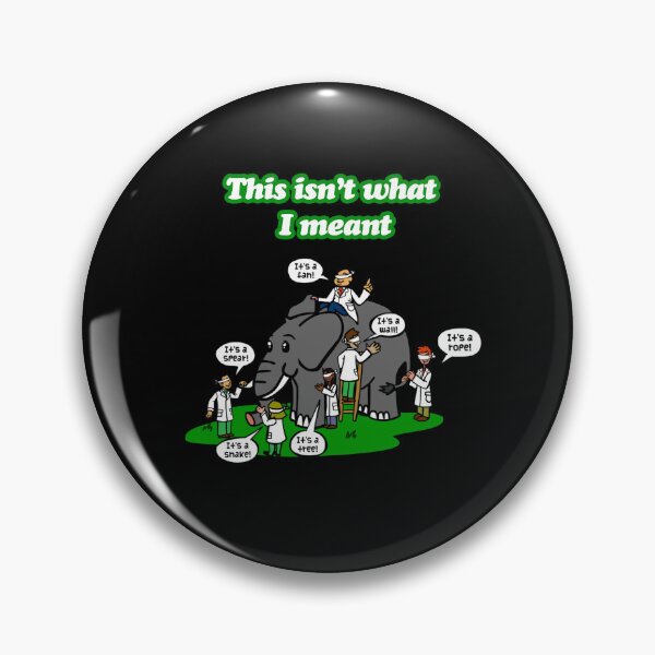 Item preview, "This isn’t what I meant" Perspective Matters: Blindfold design. designed and sold by TR_fairydesigns.