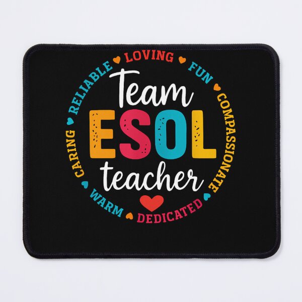 Item preview, Back to school Teachers Crew Students - Team ESOL Teacher designed and sold by papertaless.