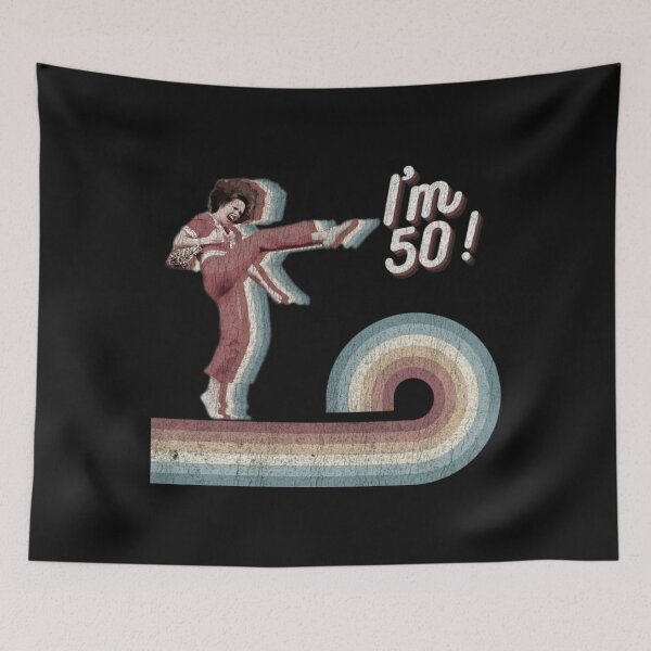 Item preview, Sally OMalley I'm 50 I Like To Kick Stretch And Kick designed and sold by jimfarrepo.