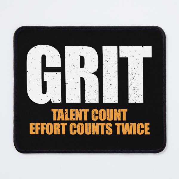 Item preview, Grit Effort Counts Twice - Inspirational Motivational Saying designed and sold by kafferahelma.