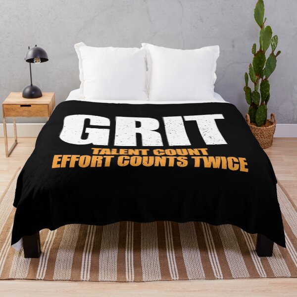 Item preview, Grit Effort Counts Twice - Inspirational Motivational Saying designed and sold by kafferahelma.