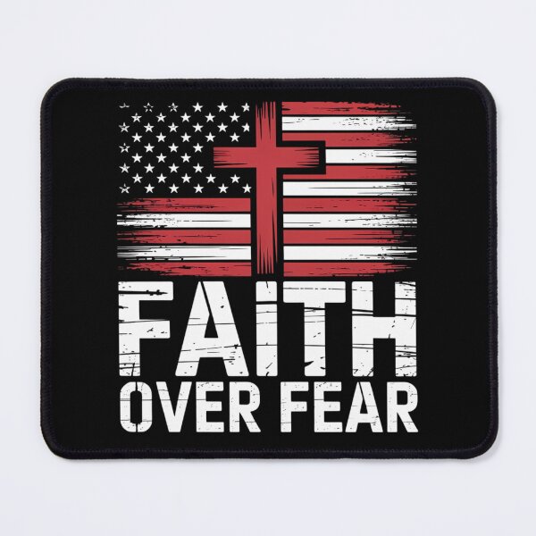 Item preview, Faith Over Fear Christian American Flag Women Men designed and sold by papertaless.