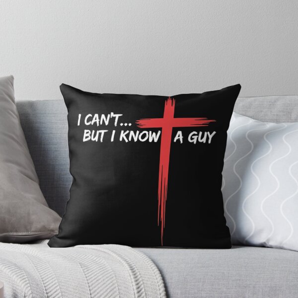 Item preview, I Can't But I Know A Guy Jesus Cross Funny Christian designed and sold by papertaless.