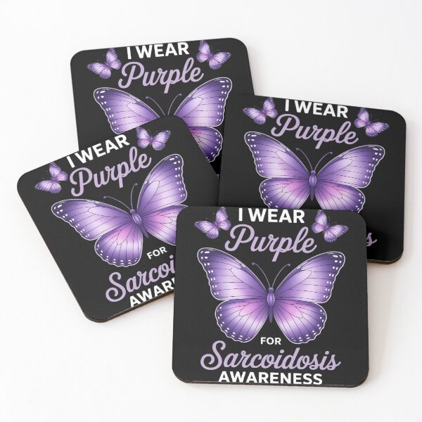 Item preview, I Wear Purple Butterfly For Sarcoidosis Awareness designed and sold by papertaless.
