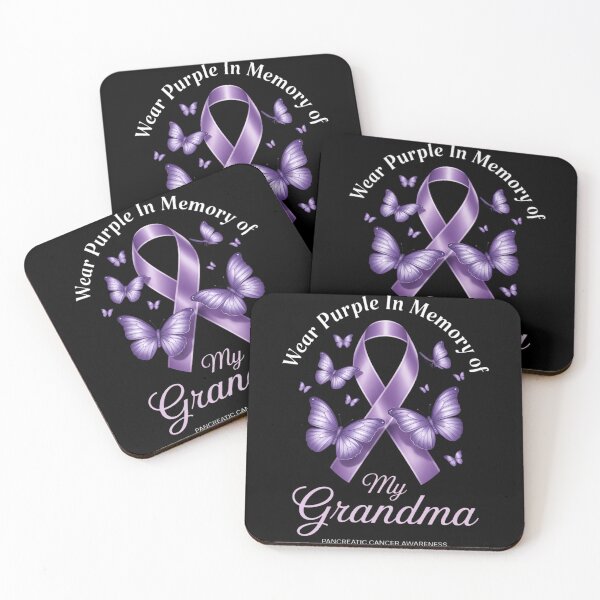 Item preview, I Wear Purple In Memory Of My Grandma Pancreatic Cancer designed and sold by papertaless.