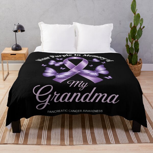 Item preview, I Wear Purple In Memory Of My Grandma Pancreatic Cancer designed and sold by papertaless.