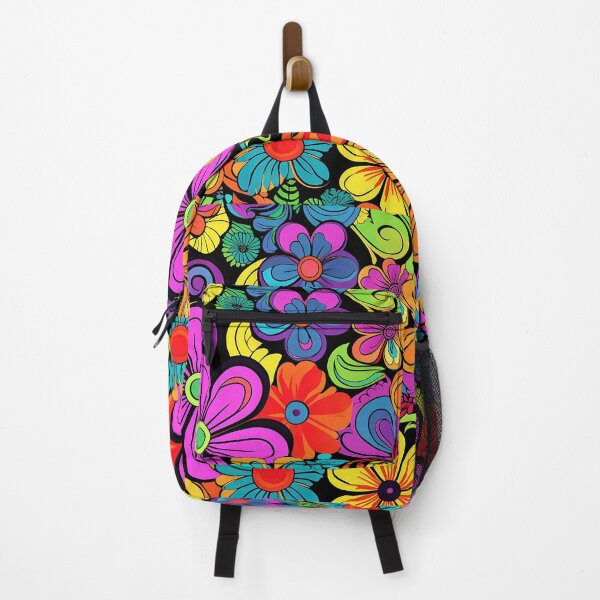 Item preview, Retro 1960's Colorful And Bright Hippie Flowers Designs designed and sold by DEC02.