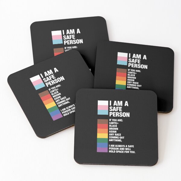 Item preview, I Am A Safe Person Pride Ally You Are Safe With Me LGBTQ designed and sold by FranzFriesen.