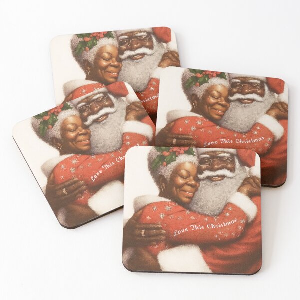 Item preview, Mr and Mrs Black Santa Claus - Love This Christmas designed and sold by Antuan Simmons.