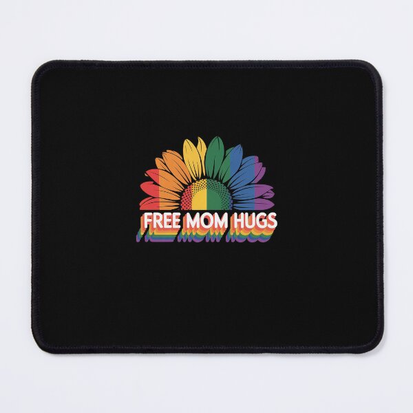 Item preview, Free Mom Hugs Pride Rainbow Sunflower LGBT Pride Month designed and sold by FranzFriesen.