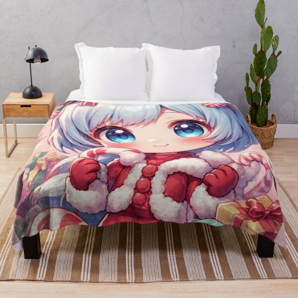 Item preview, Cute chibi girl at Christmas designed and sold by ArtsJulian.