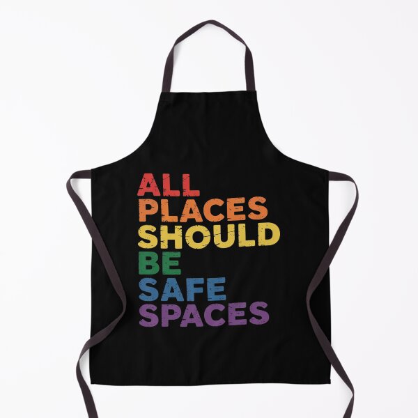 Item preview, All Places Should Be Safe Spaces Gay Pride Ally LGBTQ Month designed and sold by FranzFriesen.