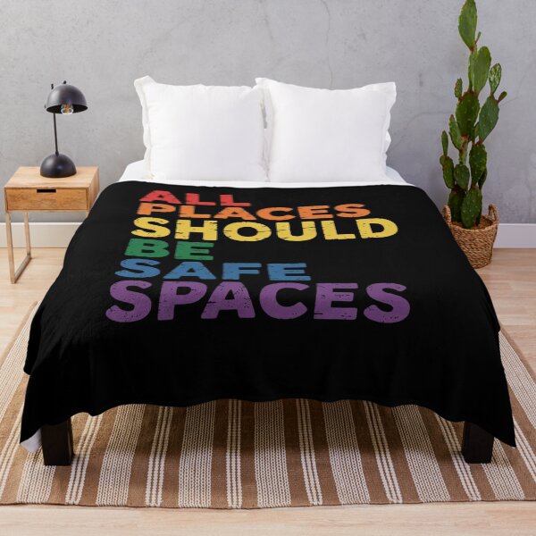 Item preview, All Places Should Be Safe Spaces Gay Pride Ally LGBTQ Month designed and sold by FranzFriesen.