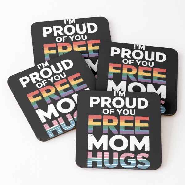 Item preview, I'm Proud Of You Free Mom Hugs Lgbt Lgbtq Gay Pride designed and sold by Formatage.