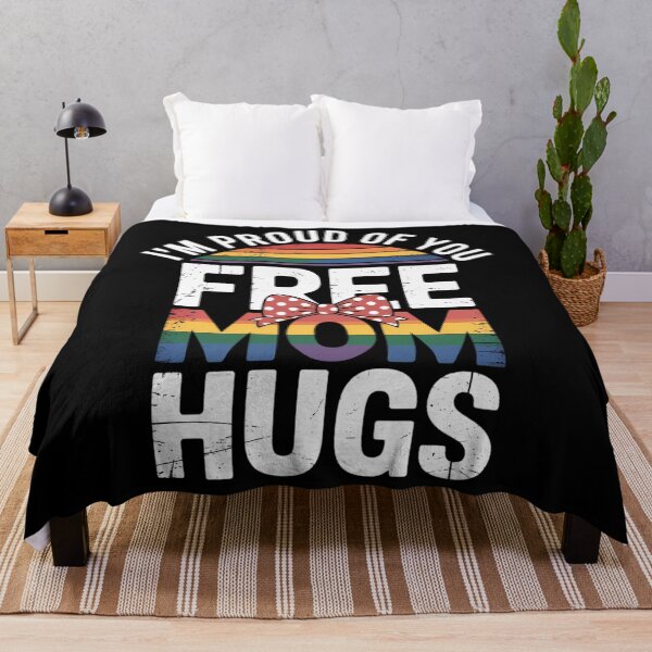 Item preview, I'm Proud of You Free Mom Hugs Support LGBTQ+Gay Pride Month designed and sold by Formatage.