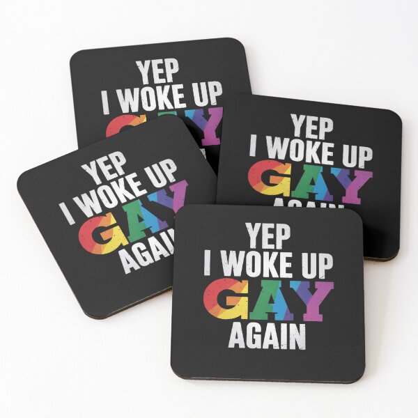 Item preview, Woke Up Gay - Pride Rainbow Queer Gay CSD Party LGBTQ designed and sold by RayArmstrong.