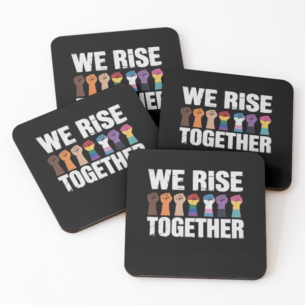 Item preview, We Rise Together Black LGBT Gay Pride Support LGBTQ Parade designed and sold by AmparoBoyle.