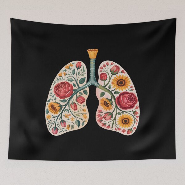 Item preview, Floral Lungs Blossoming Lungs Made of Flowers designed and sold by August4Laughs25.