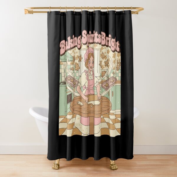 Item preview, Baking Spirits Bright Retro Mrs. Claus Christmas Design designed and sold by DIRTYSKETCHH.