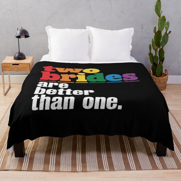Item preview, Two Brides Are Better Than One LGBT Wedding designed and sold by RayArmstrong.