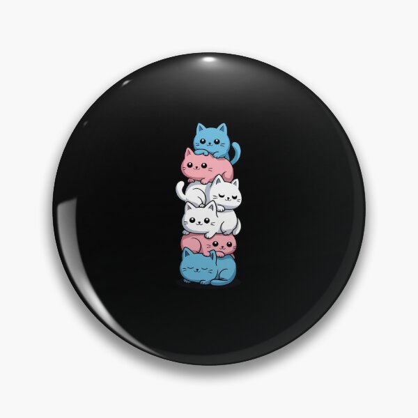 Item preview, Transgender Pride Cat LGBT Trans Flag Cute Cats Pile designed and sold by DrewLeuschke.