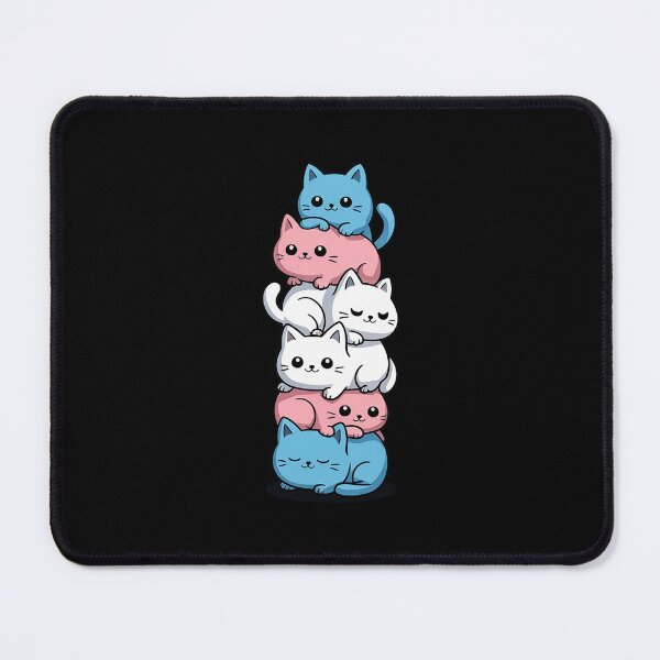 Item preview, Transgender Pride Cat LGBT Trans Flag Cute Cats Pile designed and sold by DrewLeuschke.