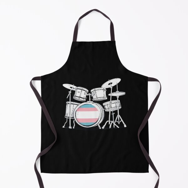 Item preview, Transgender Pride Drums LGBT-Q Ally Trans Drummer designed and sold by RayArmstrong.