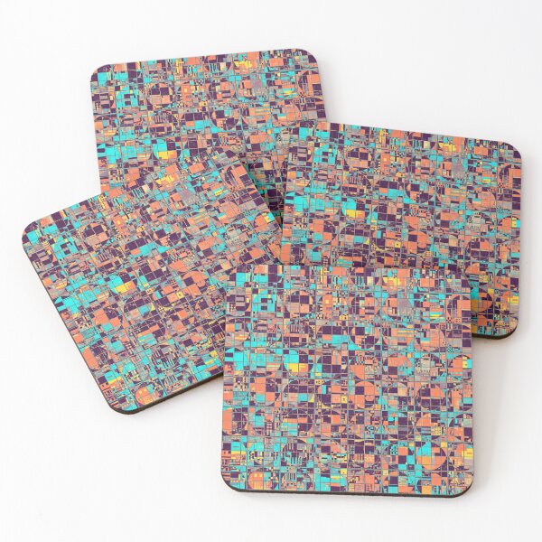 Item preview, Retro Geometric Matrix designed and sold by Kaleidoscope Print.