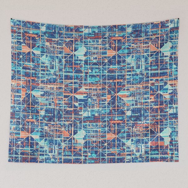Item preview, Techno Grid Symphony designed and sold by Kaleidoscope Print.