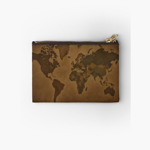 Item preview, Antique World Map – Elegant Vintage Earth Tone Design designed and sold by mhose3.