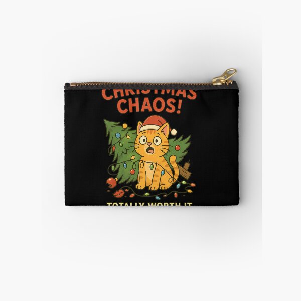 Item preview, Christmas Chaos – Funny Cat and Christmas Tree Mishap designed and sold by TimsahAkkus.