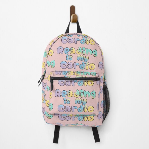 Item preview, Reading Is My Cardio – Cute Pastel Bookish Aesthetic Design designed and sold by Petal & Flame.