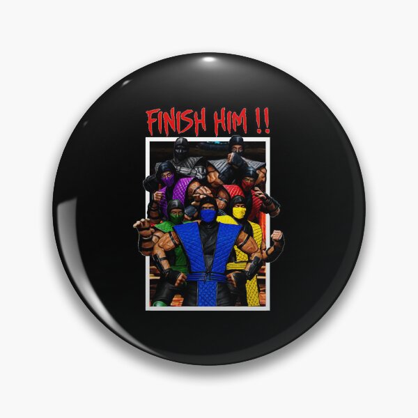 Item preview, Finish Him - Mortal Kombat Ninjas designed and sold by decameseta.