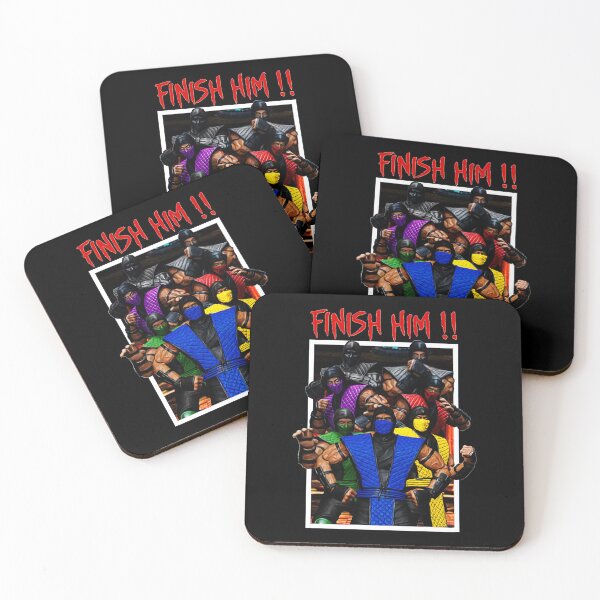 Item preview, Finish Him - Mortal Kombat Ninjas designed and sold by decameseta.