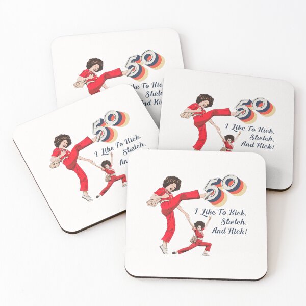 Item preview, Sally Omalley, I'm 50 I Like To Kick Stretch And Kick designed and sold by Shop-Cardinalch.