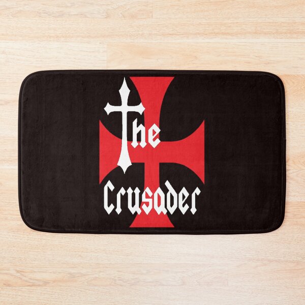 Item preview, The Crusader 2 – Gothic Templar Cross on a black background designed and sold by Marcel1966.