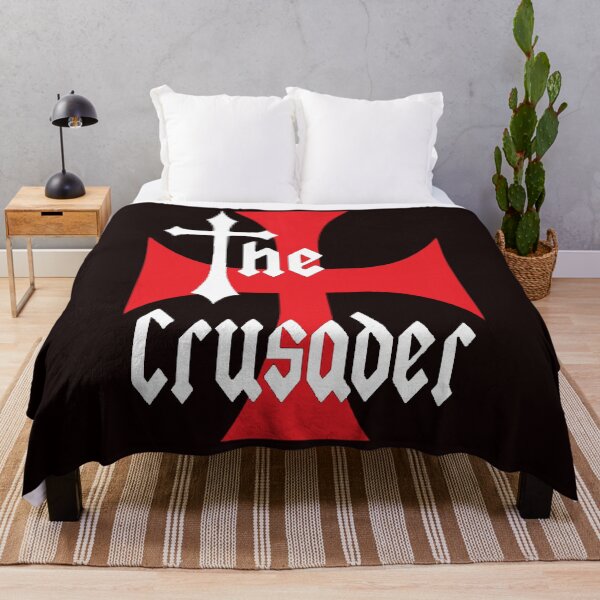 Item preview, The Crusader 2 – Gothic Templar Cross on a black background designed and sold by Marcel1966.
