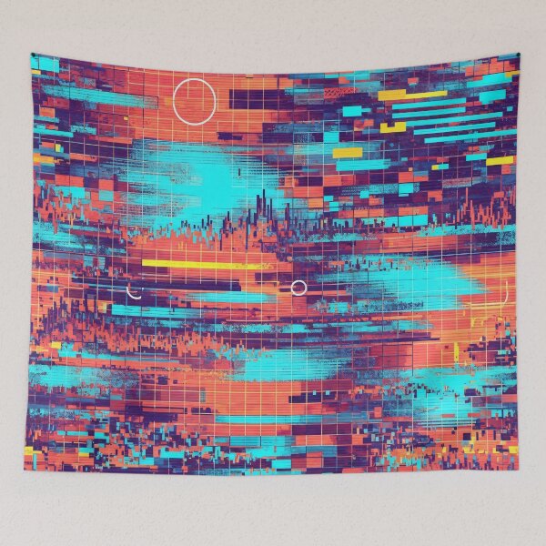 Item preview, Cyberwave Spectrum designed and sold by Kaleidoscope Print.