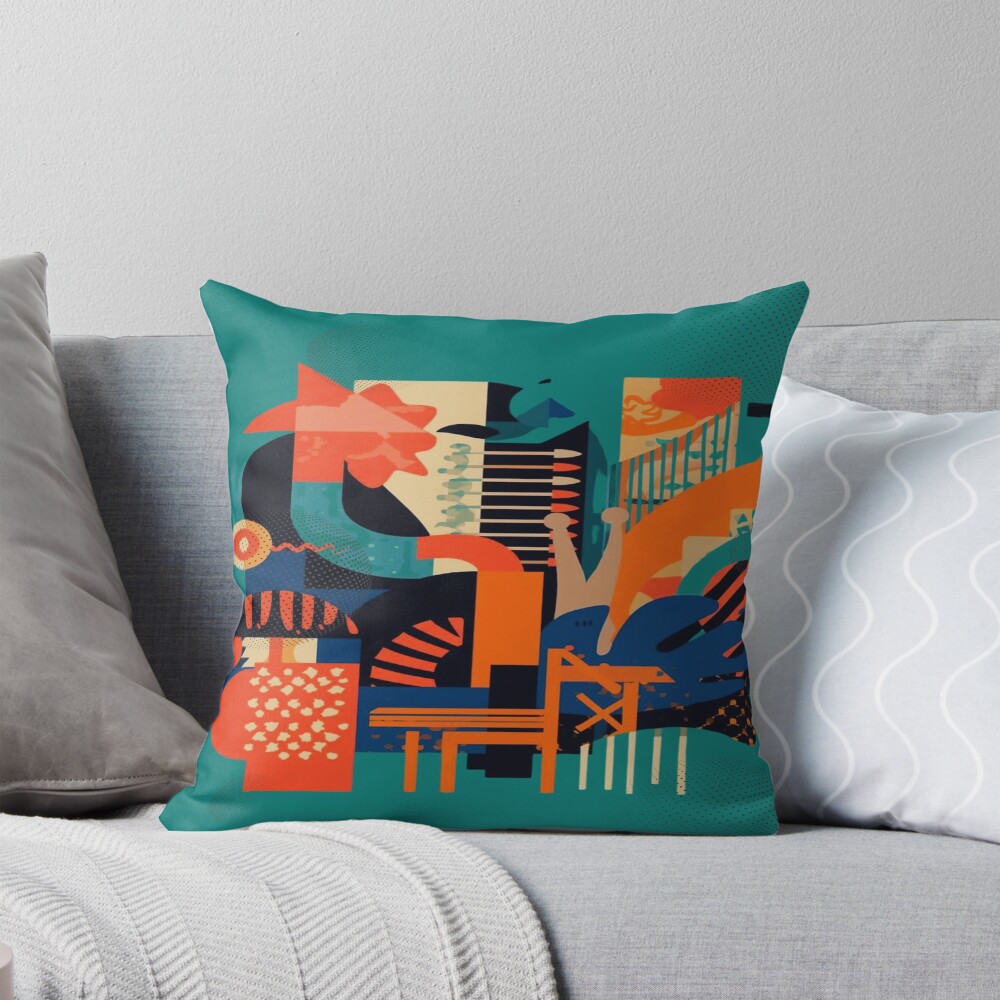 Item preview, Throw Pillow designed and sold by shaang.