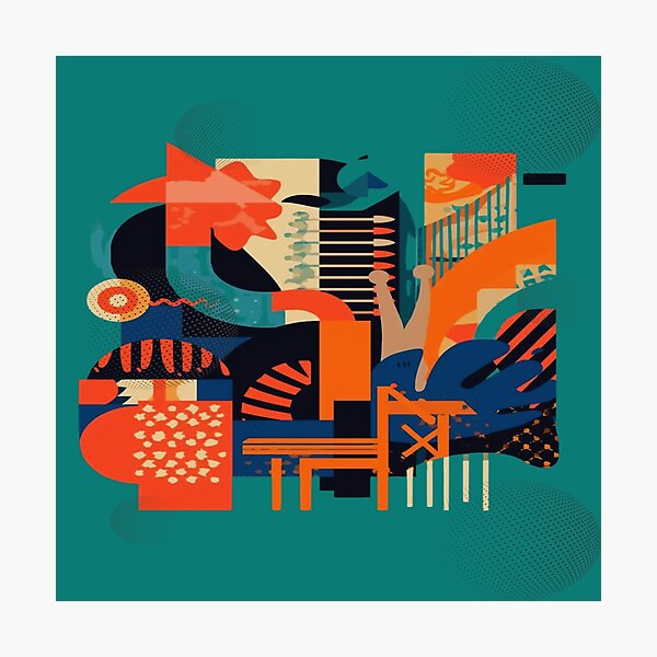 Item preview, Modern Abstract Geometric Pattern designed and sold by shaang.