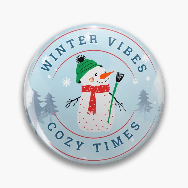 Item preview, Winter Vibes Cozy Times – Cute Snowman Holiday Design designed and sold by FlowlineVibes.