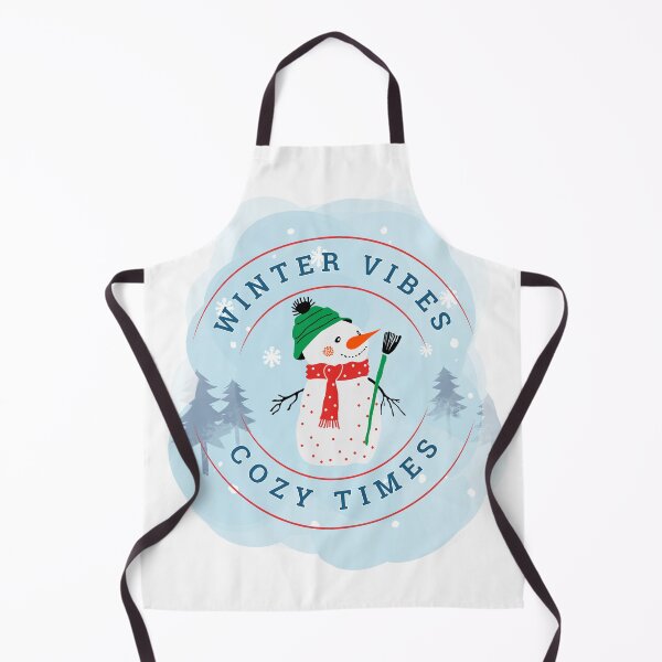 Item preview, Winter Vibes Cozy Times – Cute Snowman Holiday Design designed and sold by FlowlineVibes.