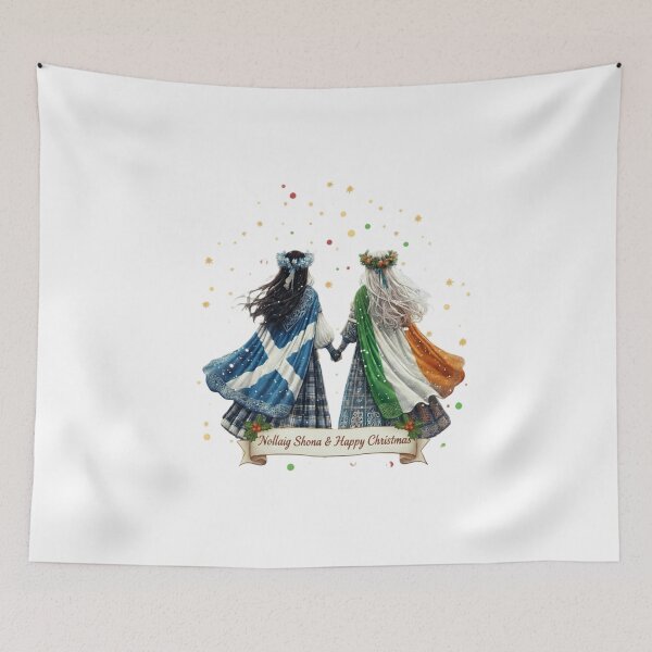 Item preview, Celtic Christmas Girls – Scottish & Irish Cloaks designed and sold by CelticSoulShop.