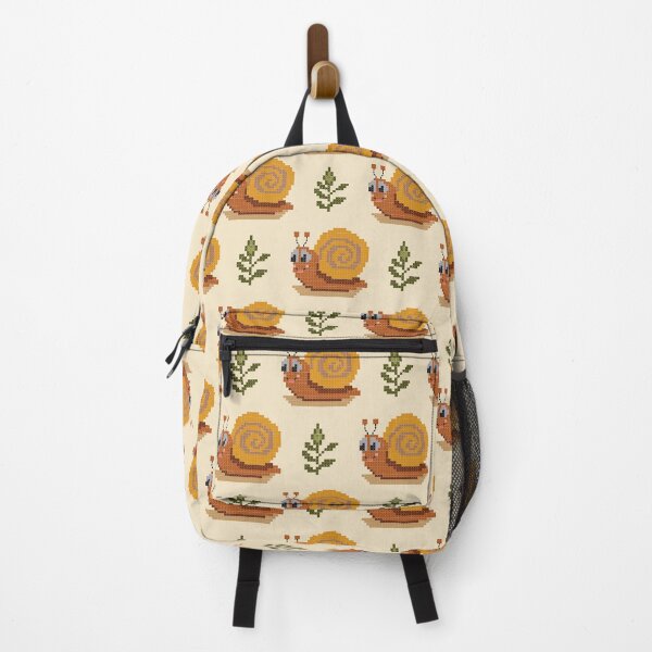 Item preview, Cute Pixel Snail Pattern – Retro Nature Whimsy designed and sold by Dintheo.