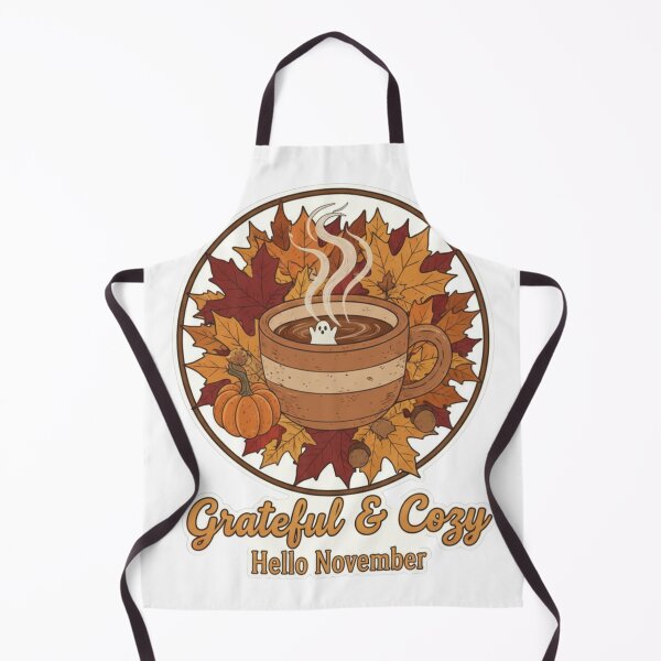 Item preview, Grateful & Cozy | Hello November designed and sold by Haven-Sticker.