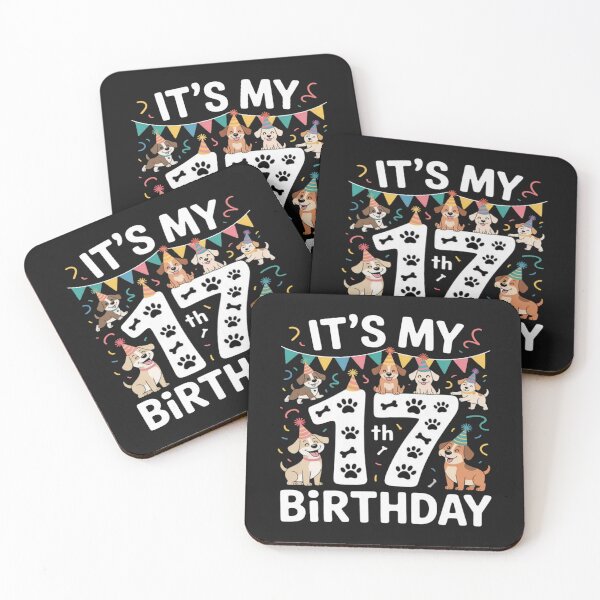 Item preview, It's My 17th Birthday Dog Themed 17 Year Old Dog Lover Party designed and sold by ChristopherMil6.