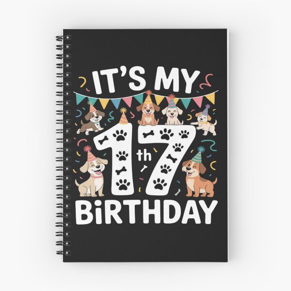 Item preview, It's My 17th Birthday Dog Themed 17 Year Old Dog Lover Party designed and sold by ChristopherMil6.