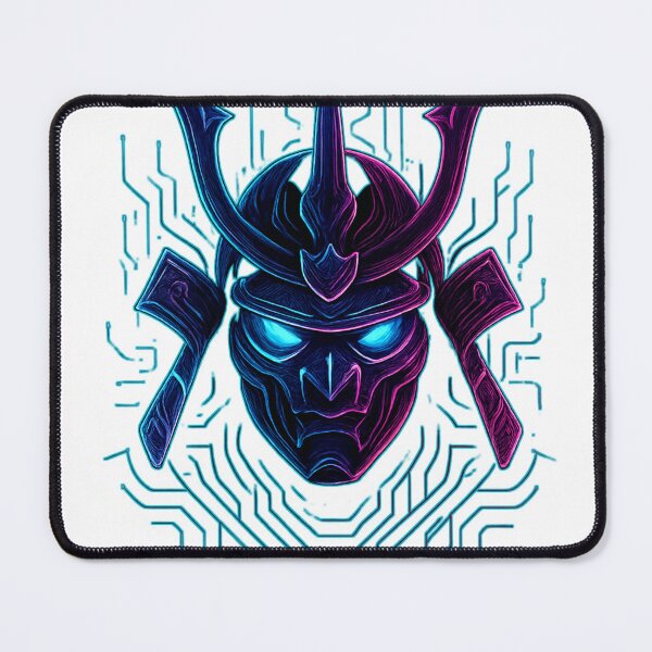 Item preview, Techno Cyber Samurai – Futuristic Neon Warrior Design with Tech Energy designed and sold by EnergyPixel.