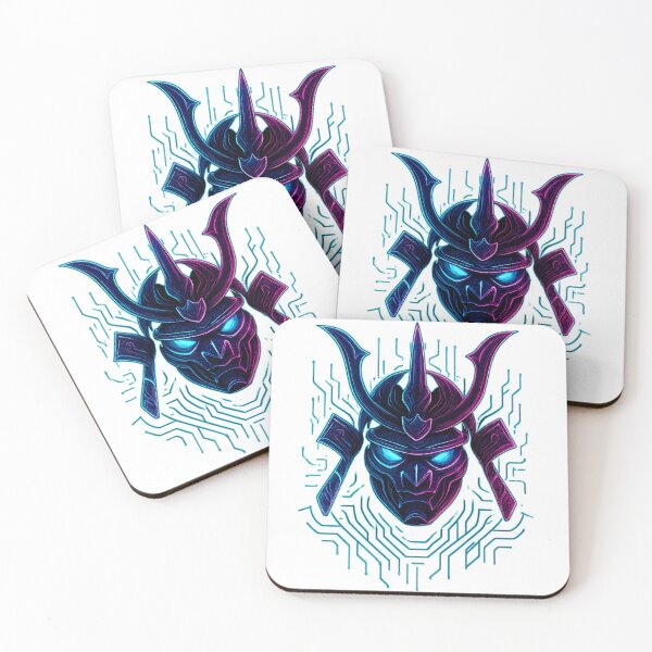Item preview, Techno Cyber Samurai – Futuristic Neon Warrior Design with Tech Energy designed and sold by EnergyPixel.