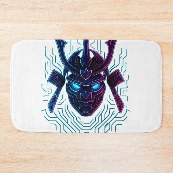 Item preview, Techno Cyber Samurai – Futuristic Neon Warrior Design with Tech Energy designed and sold by EnergyPixel.